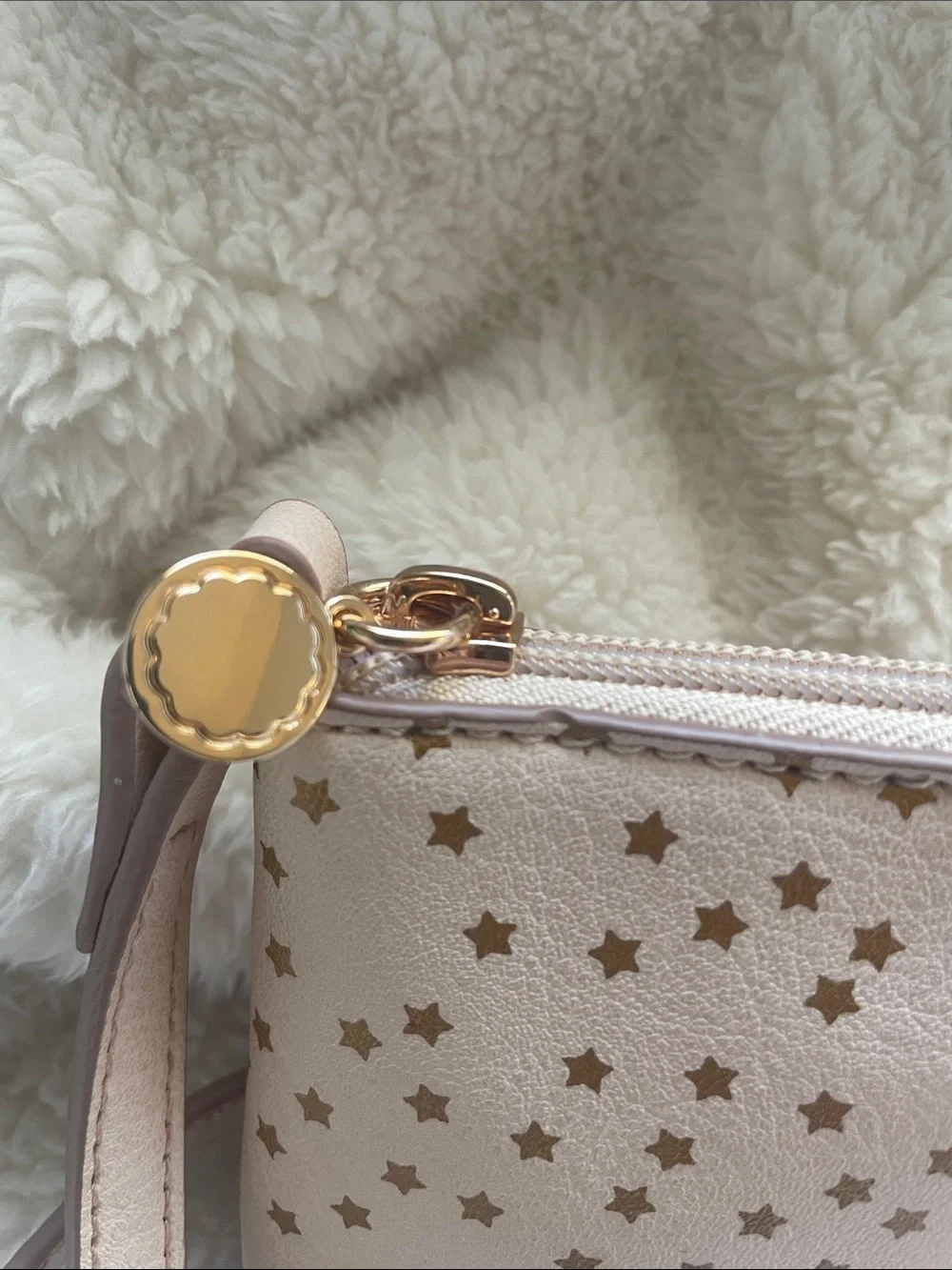 Lauren Conrad Pink Star-Studded Crossbody Bag - Stylish Everday